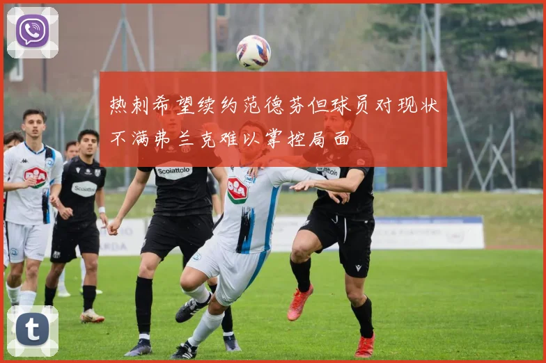 热刺希望续约范德芬但球员对现状不满弗兰克难以掌控局面